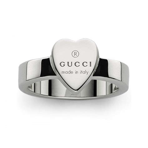 gucci logo heart ring|gucci heart bracelet with trademark.